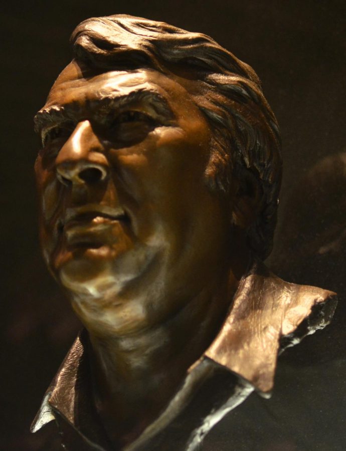 John Maddens bust at the Pro Football Hall of Fame in Canton Ohio
