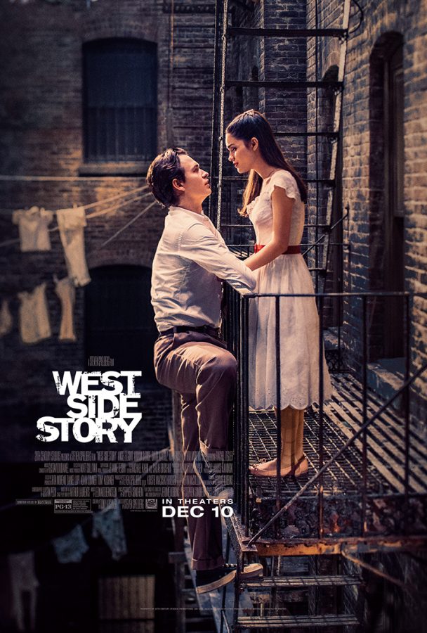 Movie+poster+for+West+Side+Story+featuring+Ansel+Elgort+and+Rachel+Zegler.