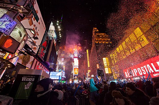 New Years Eve in New York City.