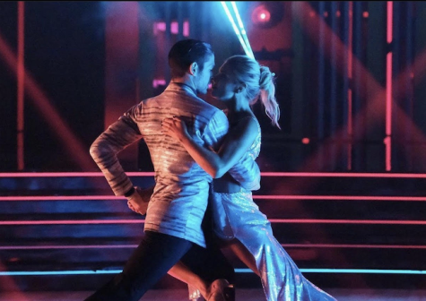 Amanda Kloots and her dance partner Alan Bersten on Dancing With the Stars via her instagram.