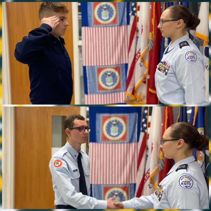 “We have a chain of command within our program, and they get to experience hands-on leadership, we make our upperclassmen teach class, so their communication skills are really advanced by being in the program as well,” VanNatta said. Eagle photos courtesy of Kevin Wright and Colleen VanNatta.
