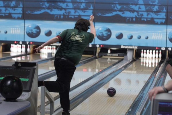 Spinning Success: Junior Anthony Vacanti bowling in a regular season match