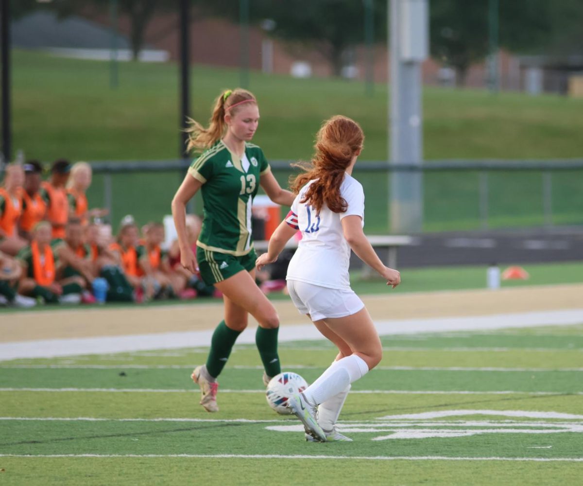 Senior Addi Hamm during a GOHS soccer game this fall.  Hamm has committed to Indiana to play soccer next fall. 