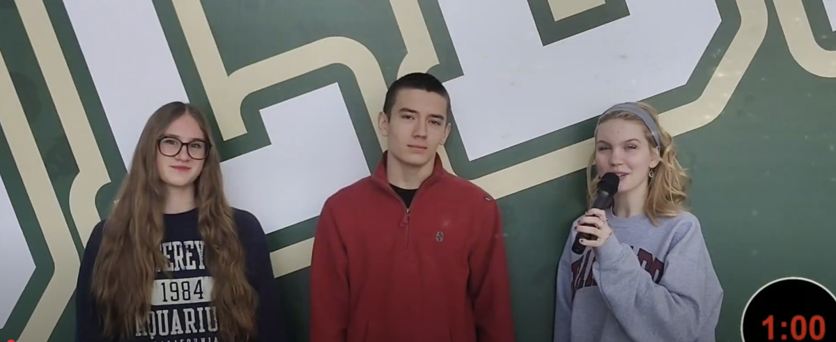 Pressley, Nick, and Marlie give you 60 seconds of news for the week.  Produced and edited by Cole Montgomery-Maher