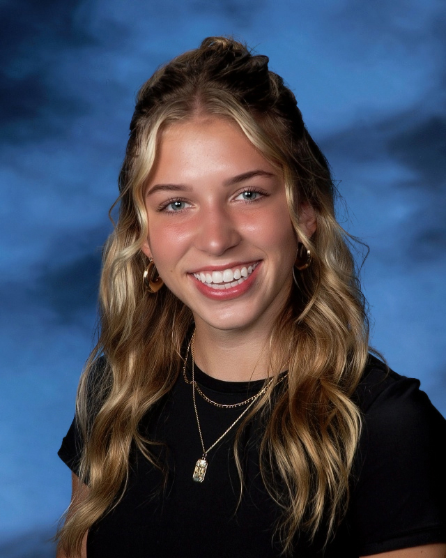 Senior varsity track Sydney Stepanovich