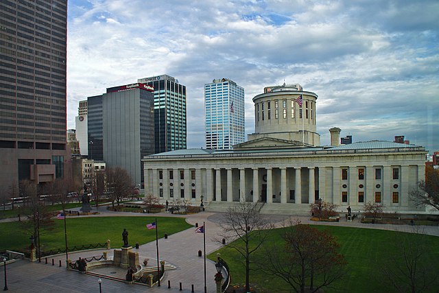 The Ohio Statehouse. Courtesy of Wikimedia Creative Commons.