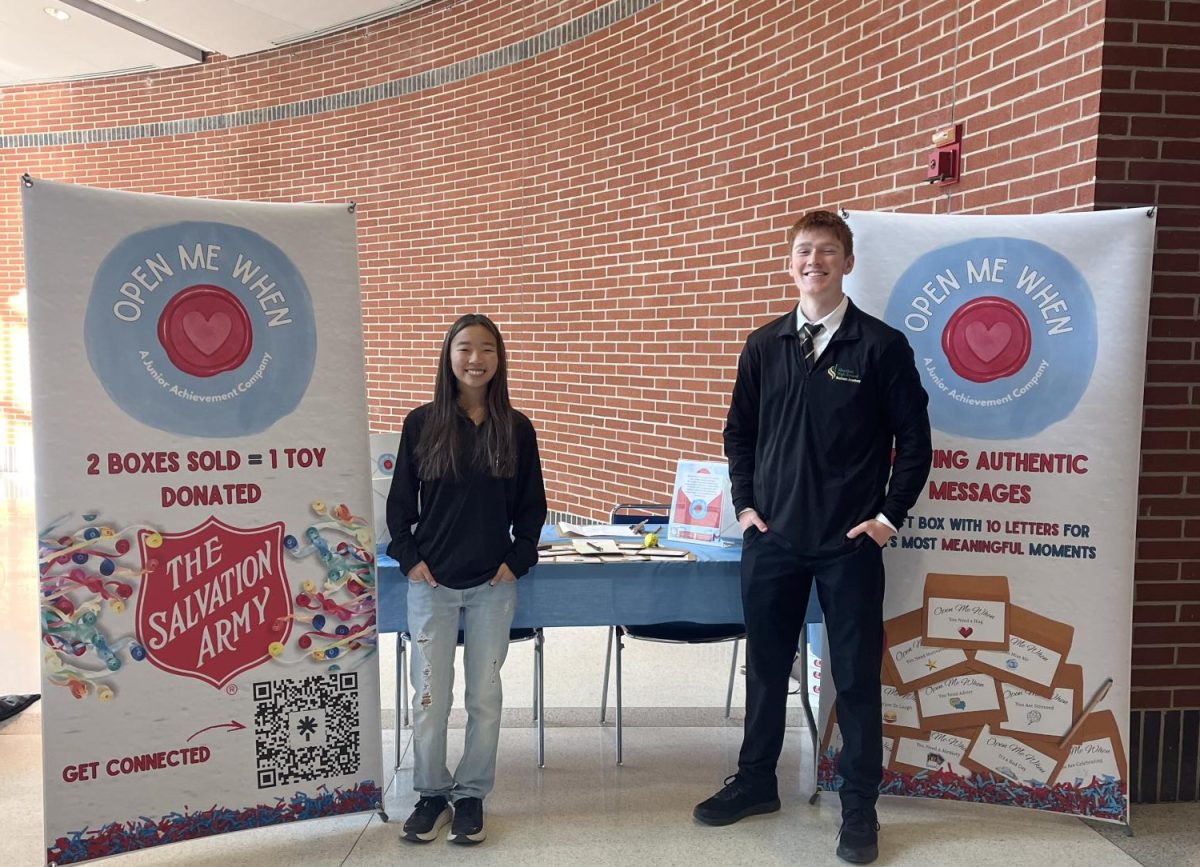 Senior business class creates Junior Achievement companies