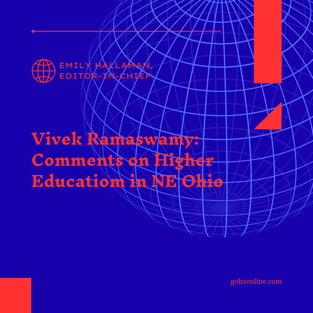 Vivek Ramaswamy's comments about local colleges troubling